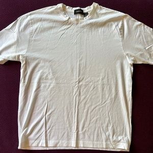 Men's Claiborne White Shirt, Size L